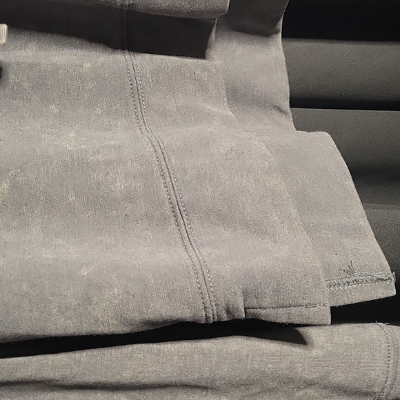 Mudd Jrs Large Distressed Front Tie Sweater Long Sleeve Top Gray Brown - Picture 3 of 9